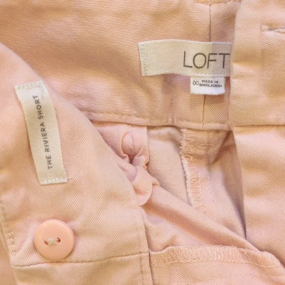 Lot of 3 LOFT Women's Riviera Shorts - Black, Gray, and Pink - Picture 2 of 4